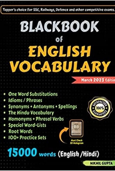 BlackBook of English Vocabulary