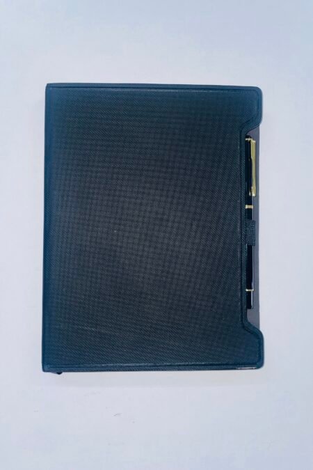Black Office Diary A5 with Pen Holder