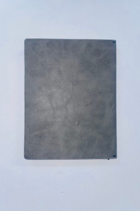 Premium Grey Office Diary A5 with Pen Holder Back